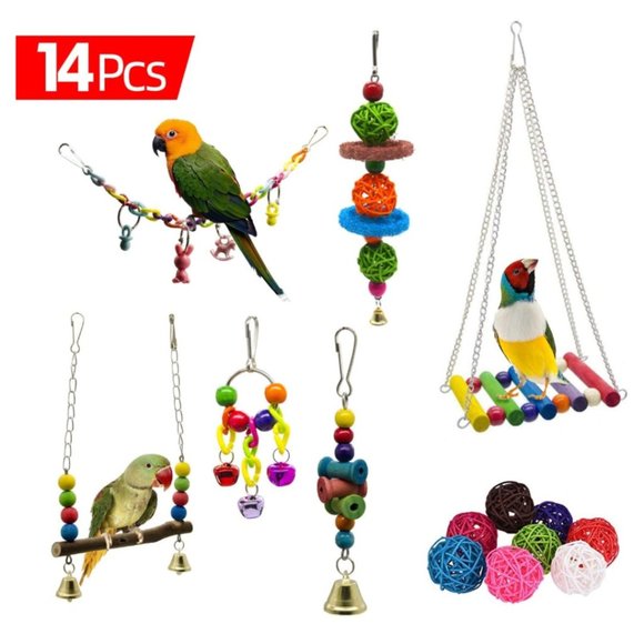 Other - Bird Toys Parrot Toys 14 piece set, new.